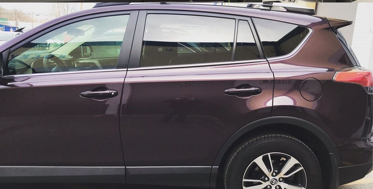 After – fender restored with colour match & clear coat