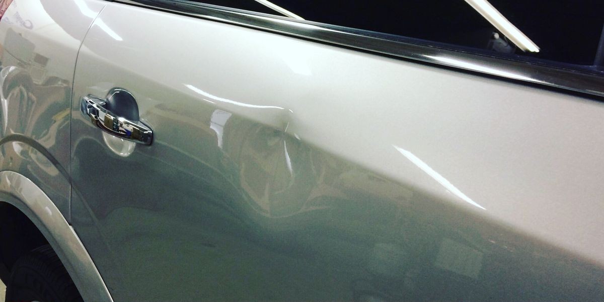 Before – bonnet stone chips and dull surface